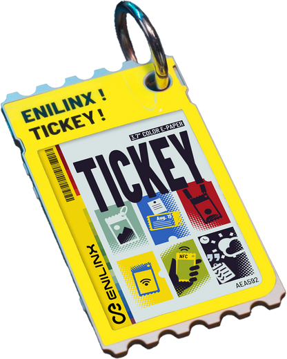 Pre-order: TICKEY — Customizable Color E-Paper Display